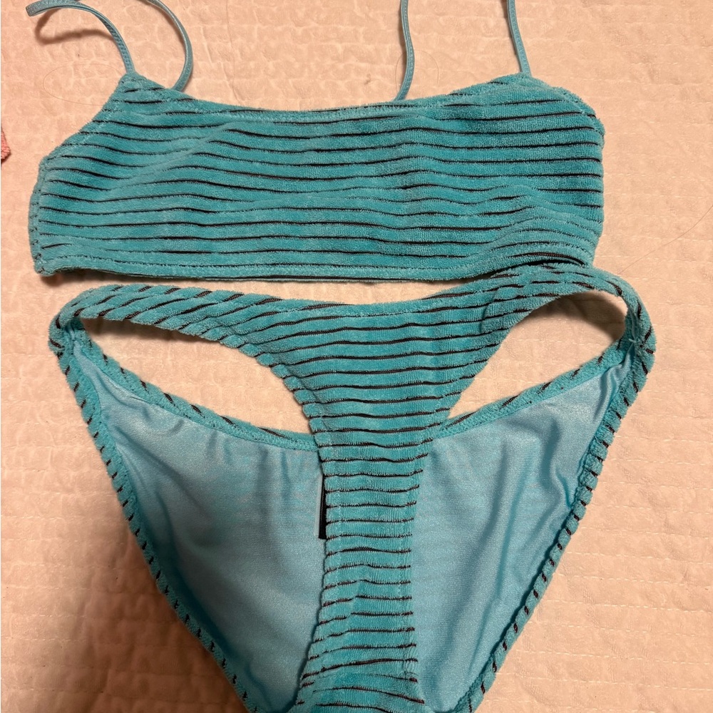 Triangl Swimwear Aqua Bikini Set